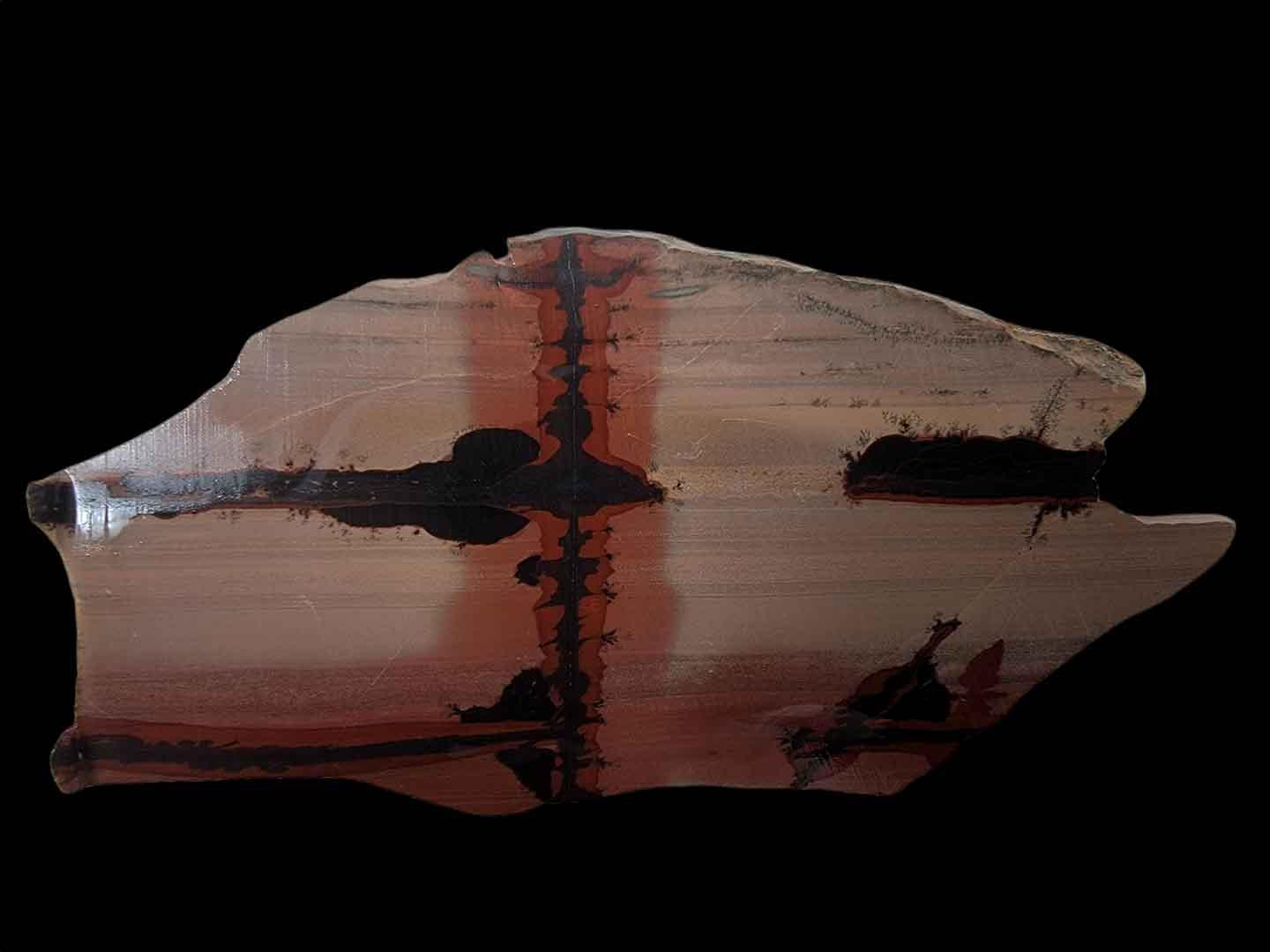 Indian Paint Jasper Death Valley Jasper Slab!  Lapidary Stone Slab! - LapidaryCentral