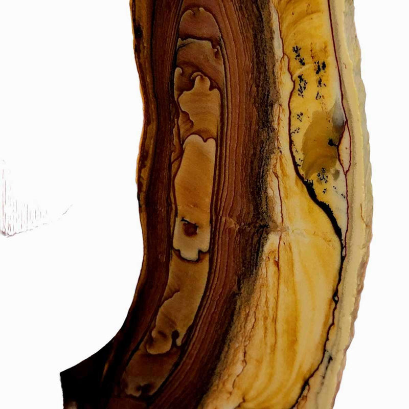 Deschutes Opal Picture Jasper Slab!  Lapidary Stone Slab! - LapidaryCentral