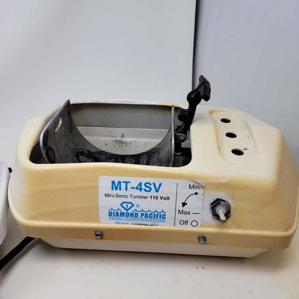 Two Used Diamond Pacific MT-4SV Vibratory Rock Tumblers Package Two Used Diamond Pacific MT-4SV Vibratory Rock Tumblers Package