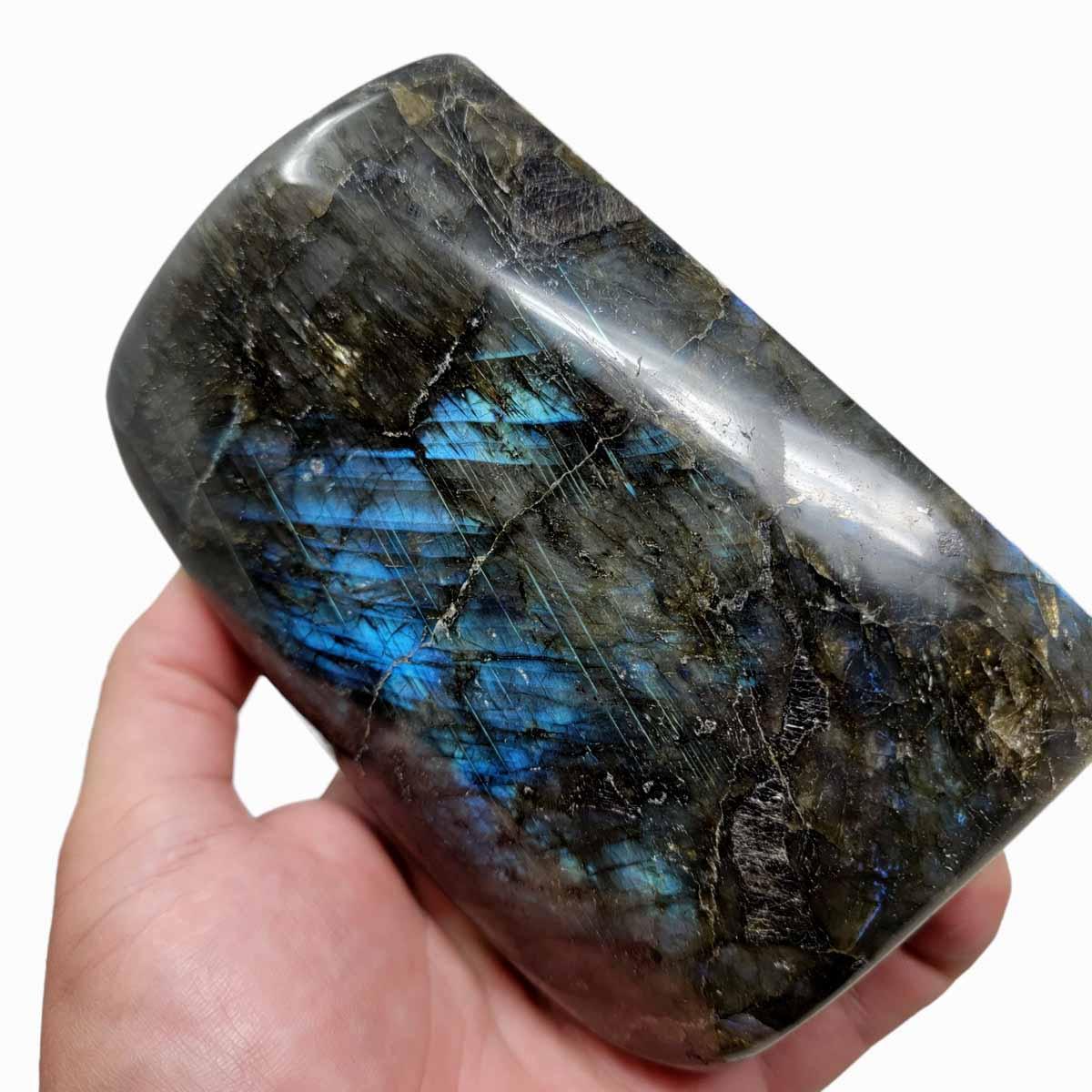 Polished AAA Labradorite Display Specimen!  High Grade! - LapidaryCentral