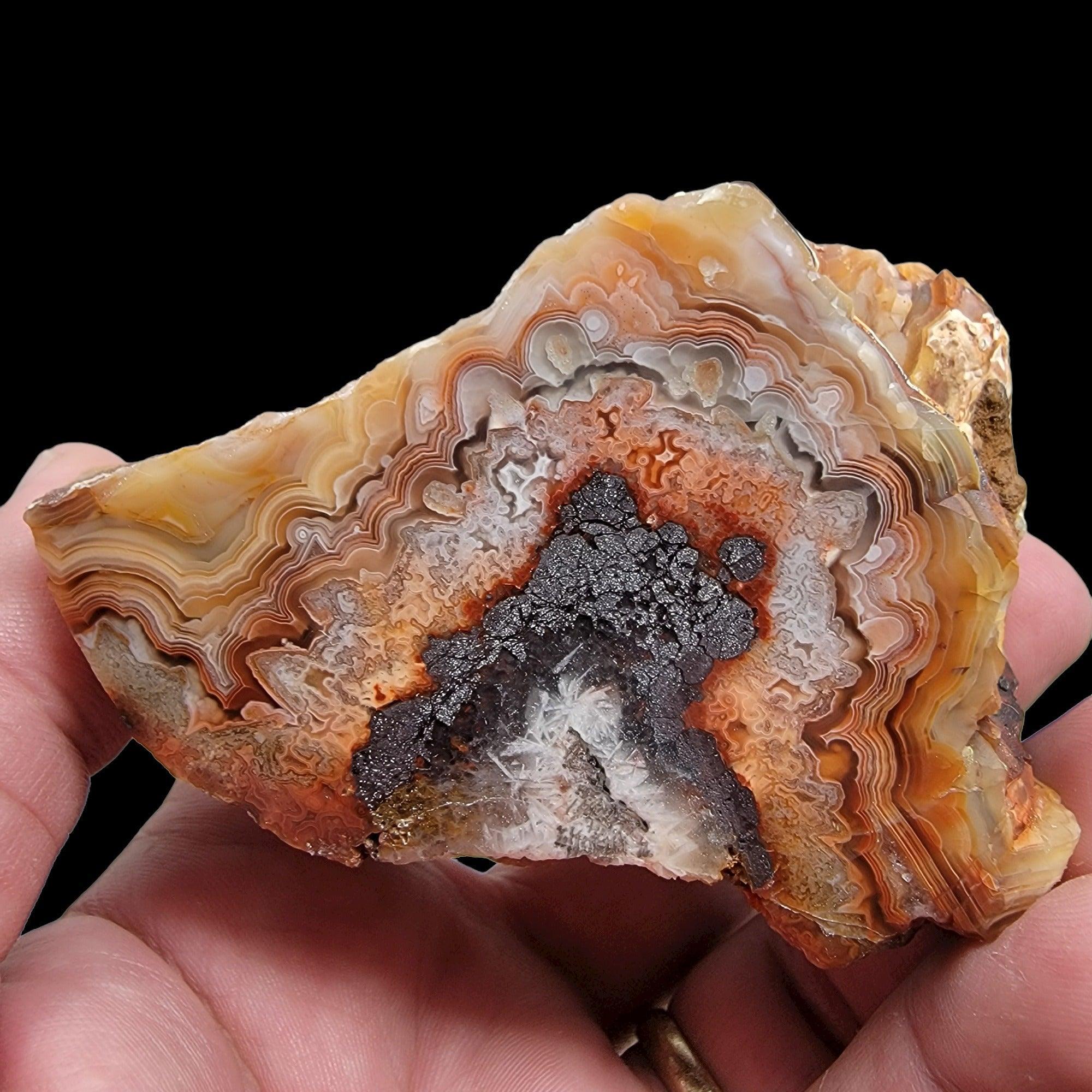 Polished Laguna Lace Agate Display Specimen! - LapidaryCentral