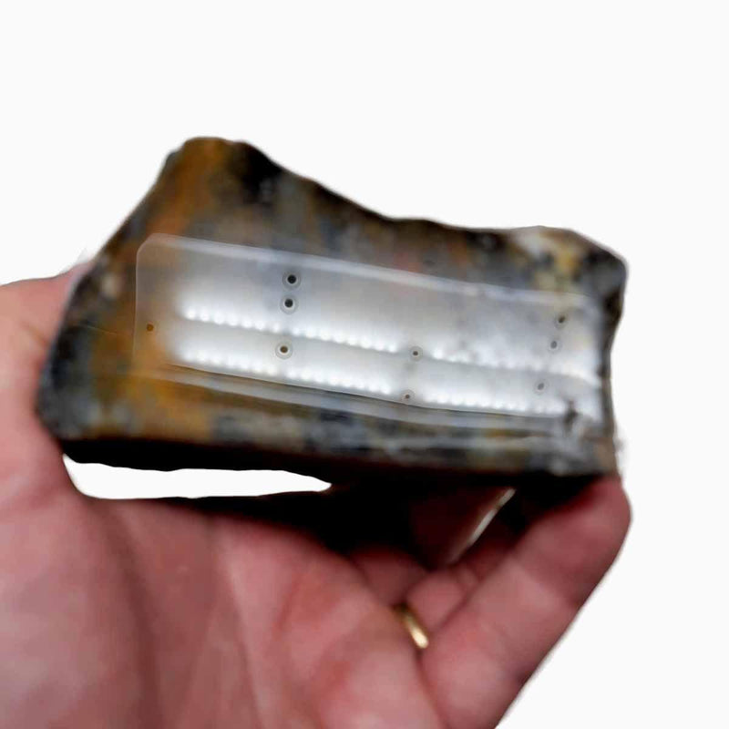 Polished Oregon Ochoco Sunset Agate Display Specimen! - LapidaryCentral