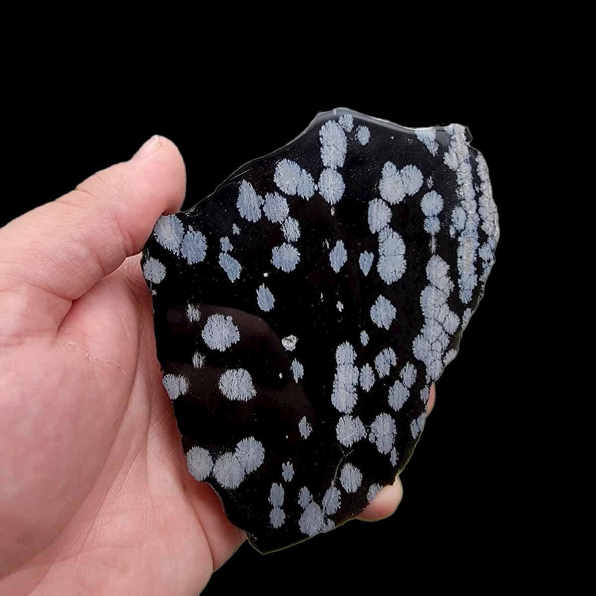Polished Snowflake Obsidian Display Specimen! - LapidaryCentral