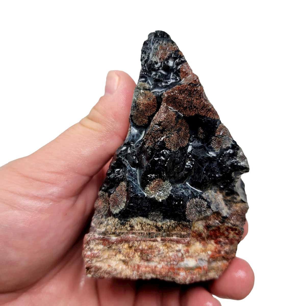 Flower/Fireworks Obsidian Rough Chunk! - LapidaryCentral