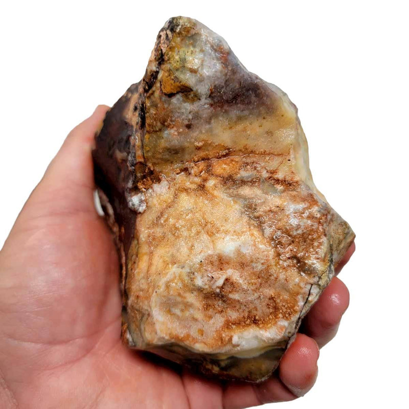 Flor de Durazno Flower of Peach Lace Agate Rough Chunk! - LapidaryCentral