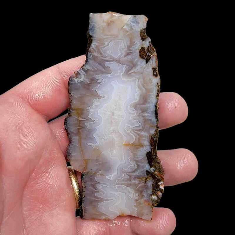 Ghost Seam Agate Slab!  Lapidary Stone Slab! - LapidaryCentral