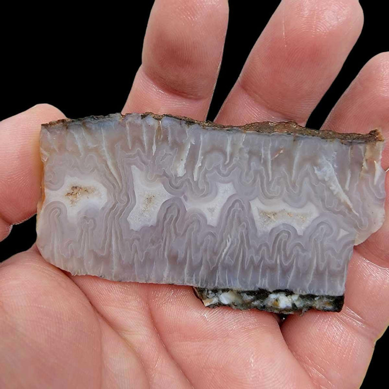 Ghost Seam Agate Slab!  Lapidary Stone Slab! - LapidaryCentral