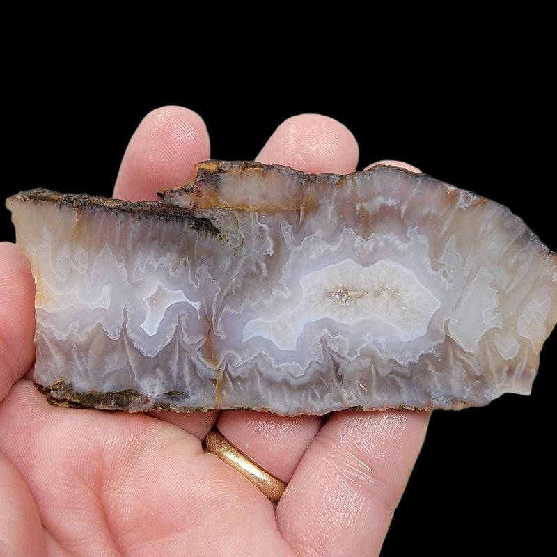 Ghost Seam Agate Slab!  Lapidary Stone Slab! - LapidaryCentral