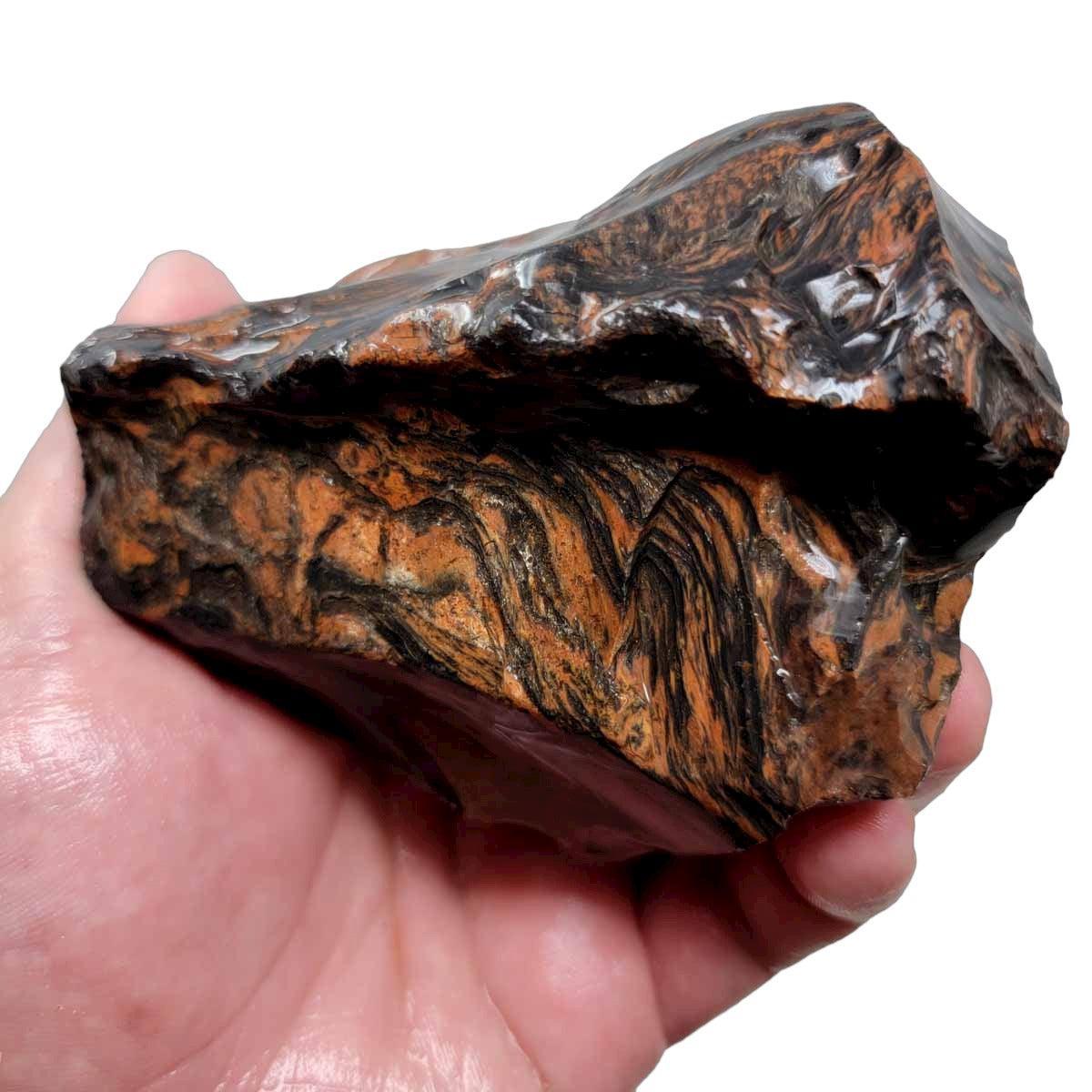 Tri-Flow Obsidian Rough Chunk! - LapidaryCentral
