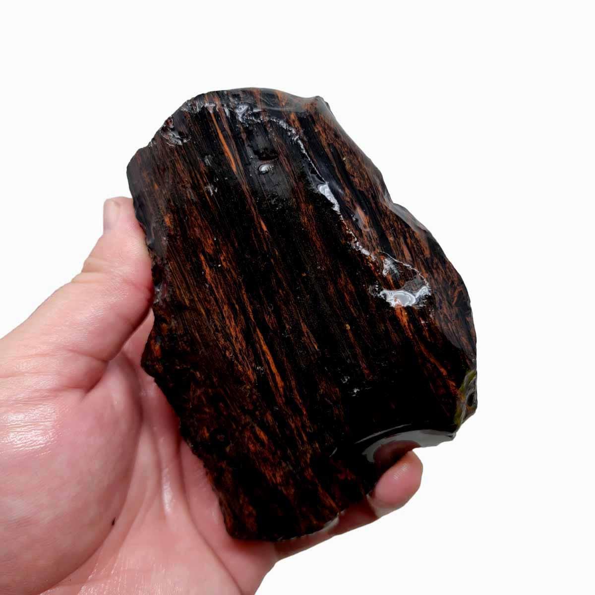 Tri-Flow Obsidian Rough Chunk! - LapidaryCentral