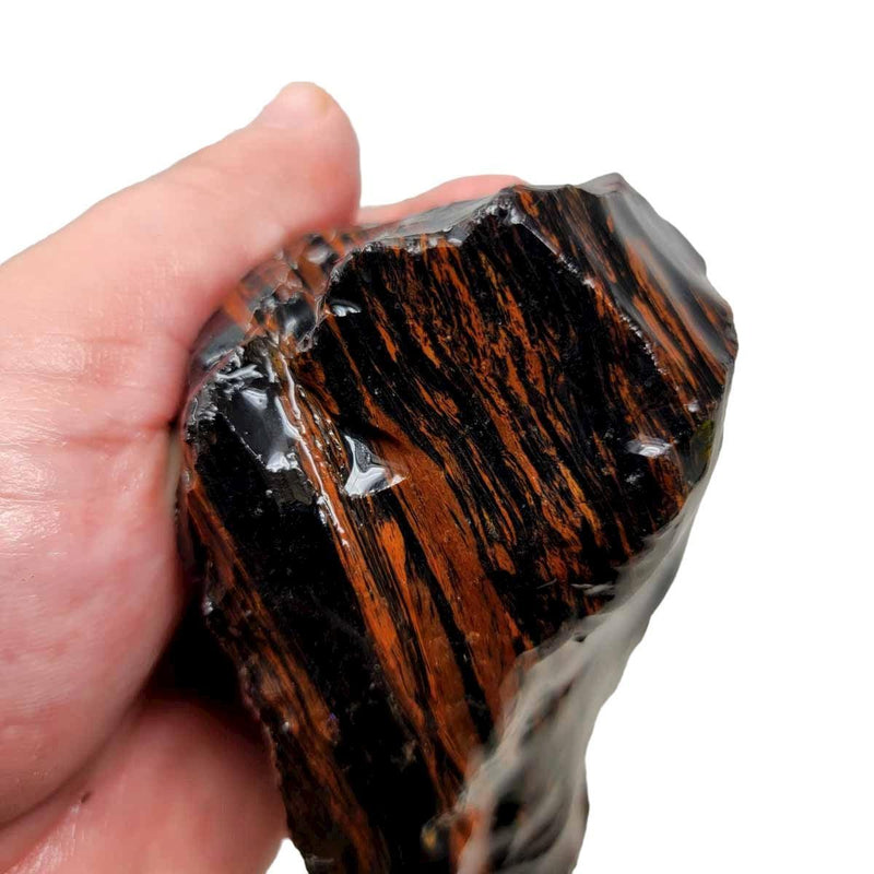 Tri-Flow Obsidian Rough Chunk! - LapidaryCentral
