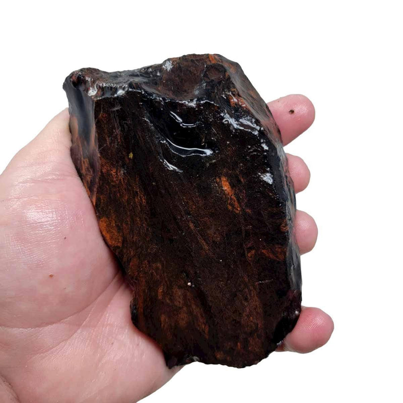 Tri-Flow Obsidian Rough Chunk! - LapidaryCentral
