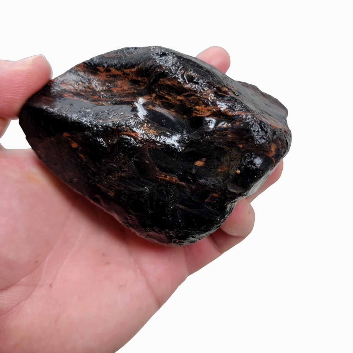 Tri-Flow Obsidian Rough Chunk! - LapidaryCentral