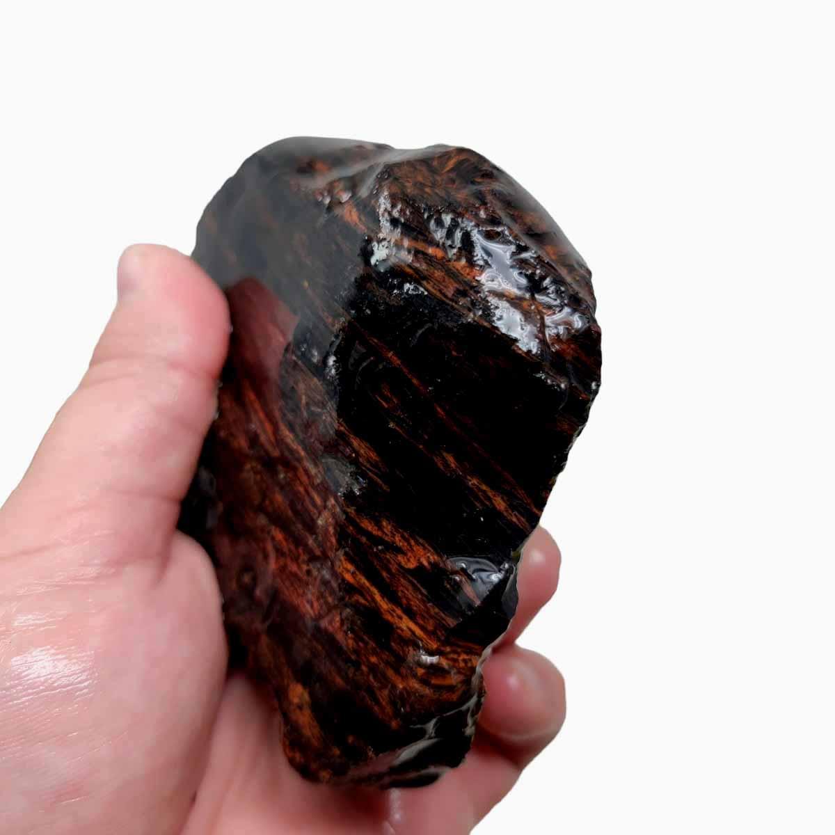 Tri-Flow Obsidian Rough Chunk! - LapidaryCentral