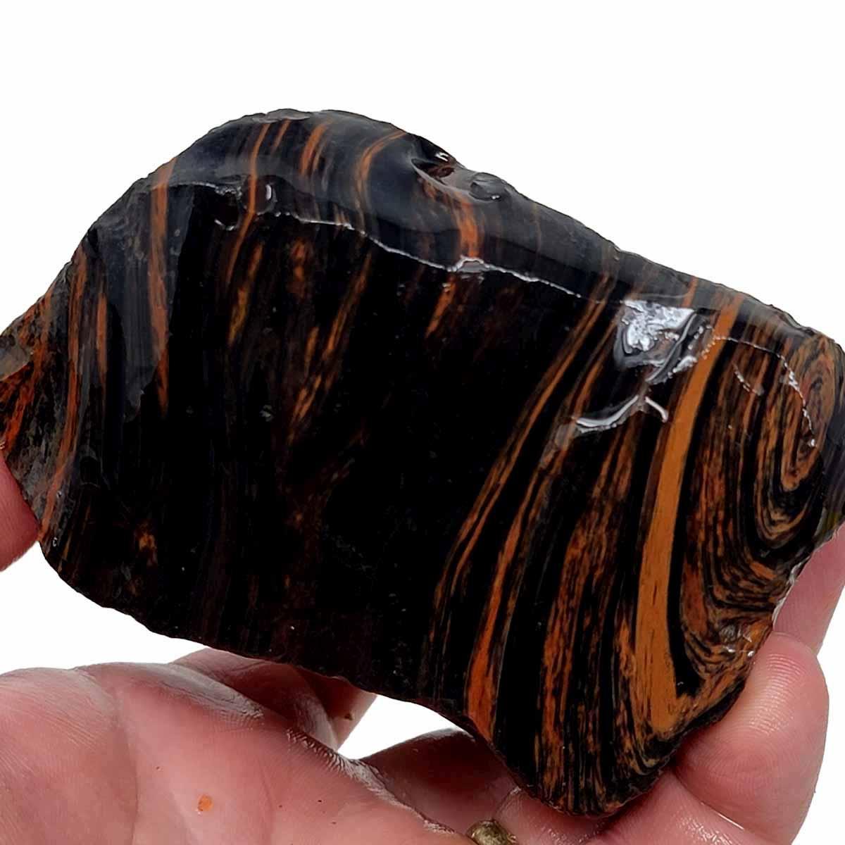 Tri-Flow Obsidian Rough Chunk! - LapidaryCentral