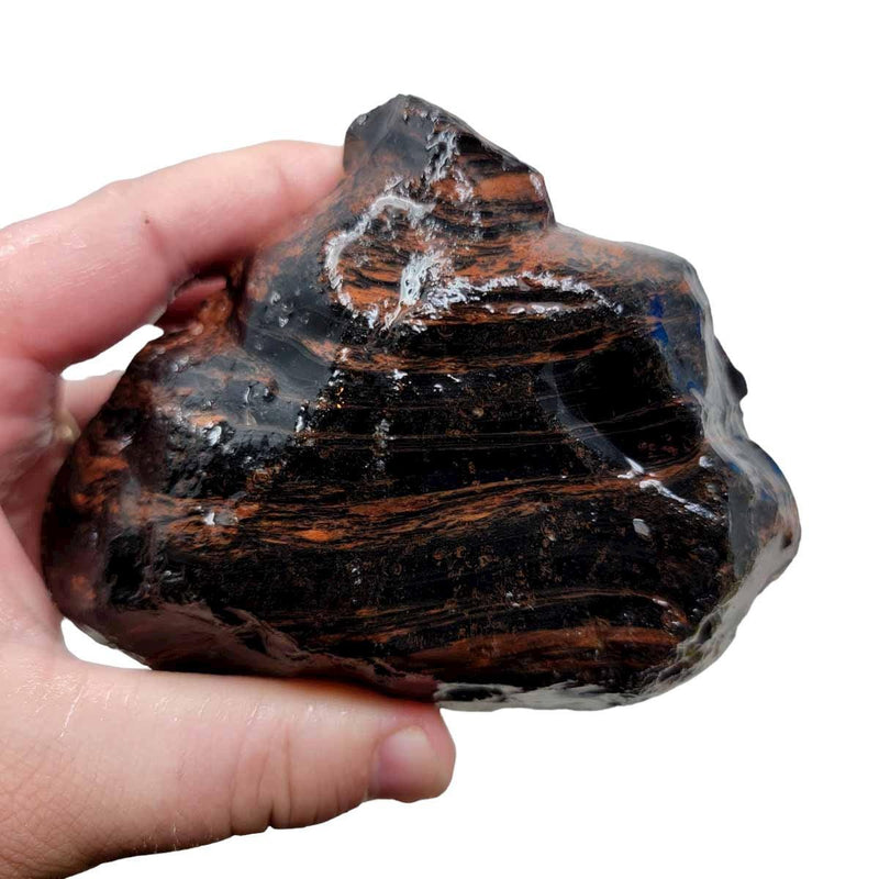 Tri-Flow Obsidian Rough Chunk! - LapidaryCentral