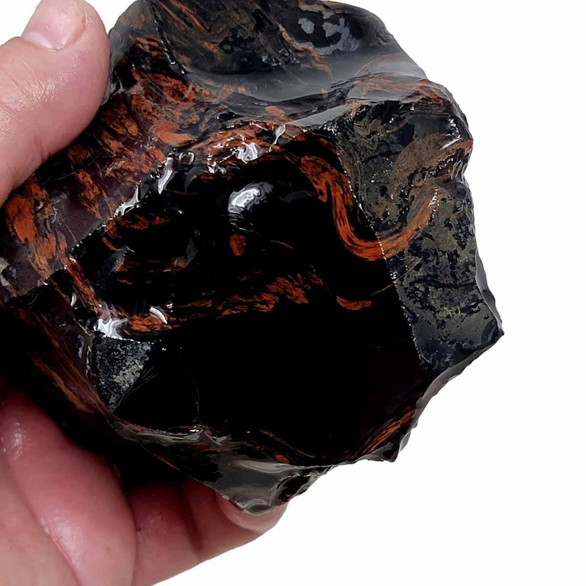 Tri-Flow Obsidian Rough Chunk! - LapidaryCentral