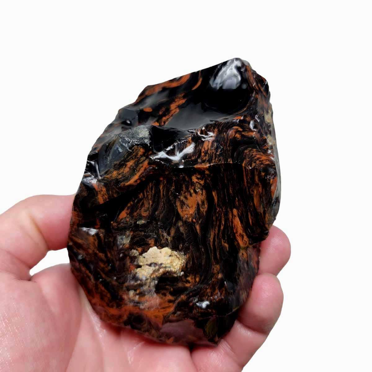 Tri-Flow Obsidian Rough Chunk! - LapidaryCentral