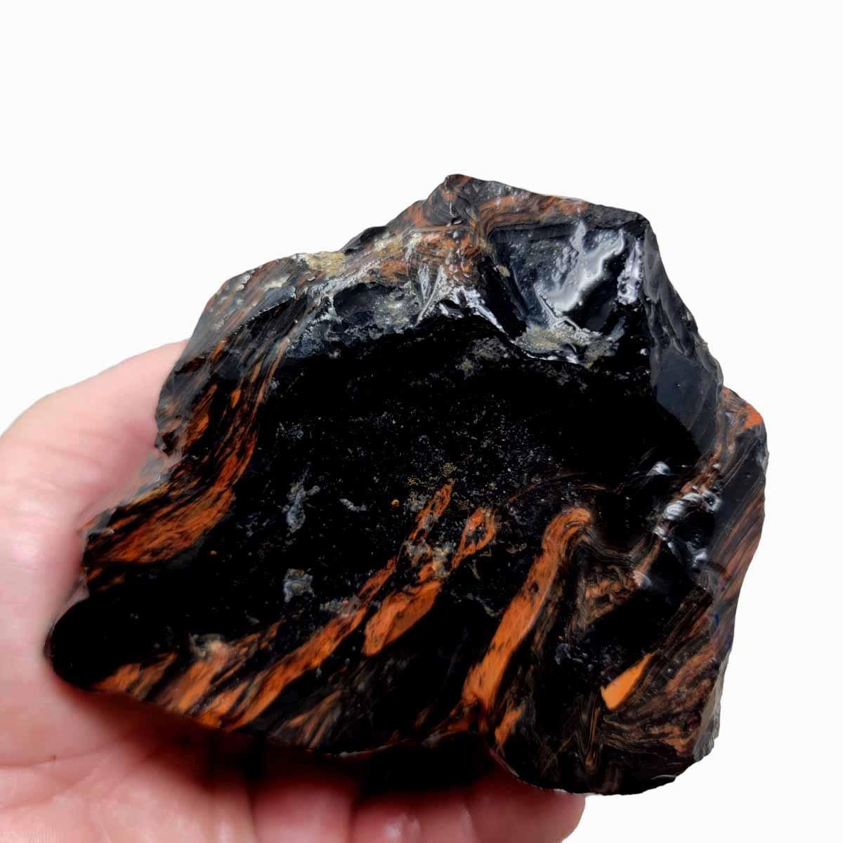 Tri-Flow Obsidian Rough Chunk! - LapidaryCentral