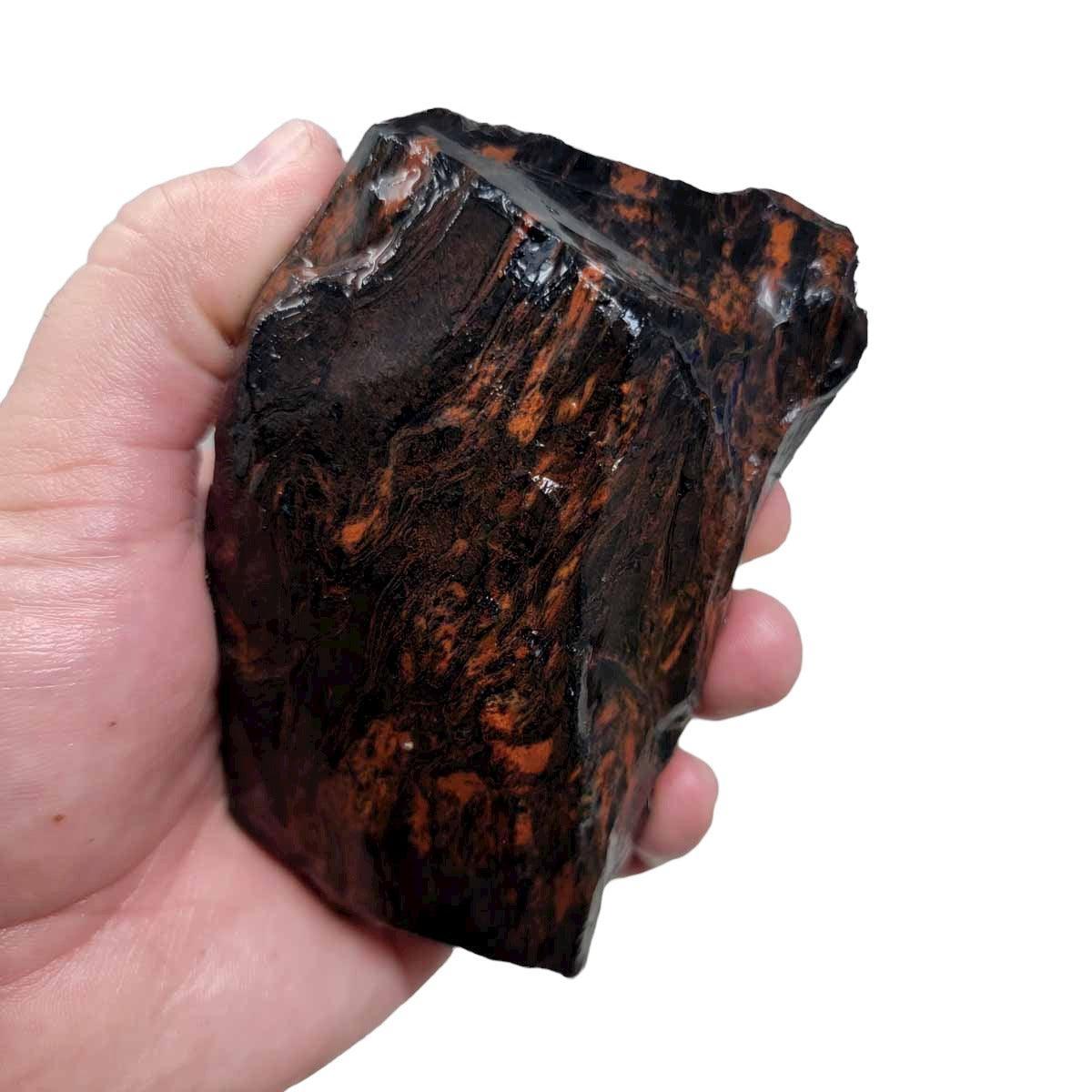 Tri-Flow Obsidian Rough Chunk! - LapidaryCentral