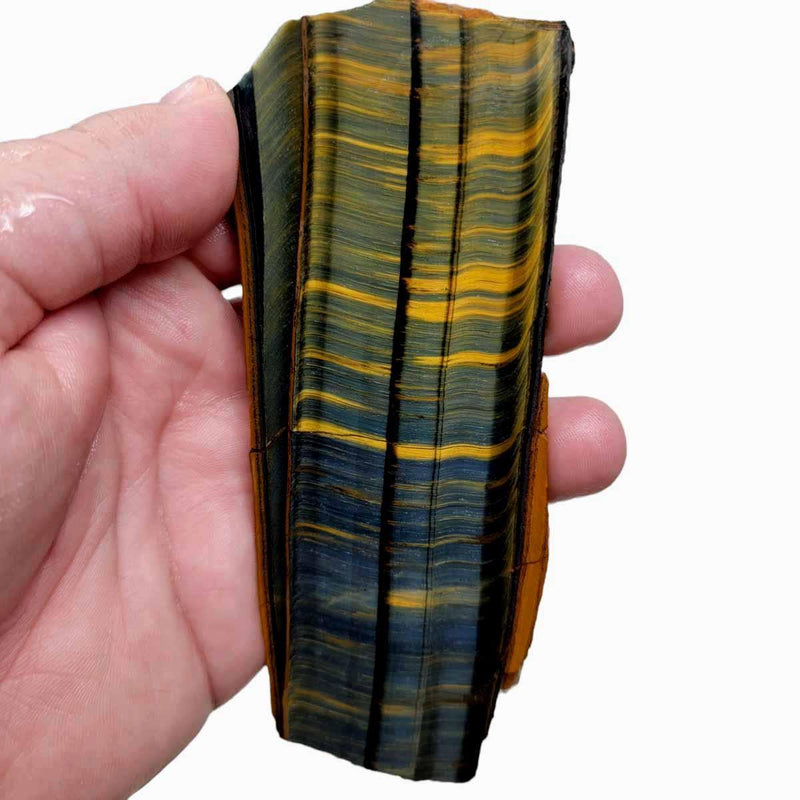 Hawkeye TigerEye Slab!  Lapidary Stone Slab! - LapidaryCentral