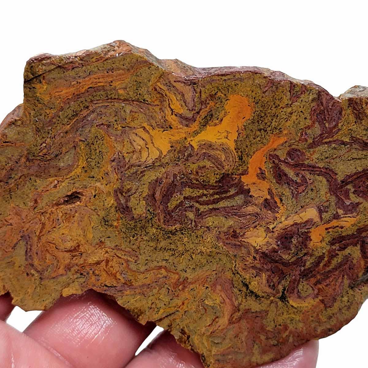 Hidden Canyon Moss Jasper Slab!  Lapidary Stone Slab! - LapidaryCentral