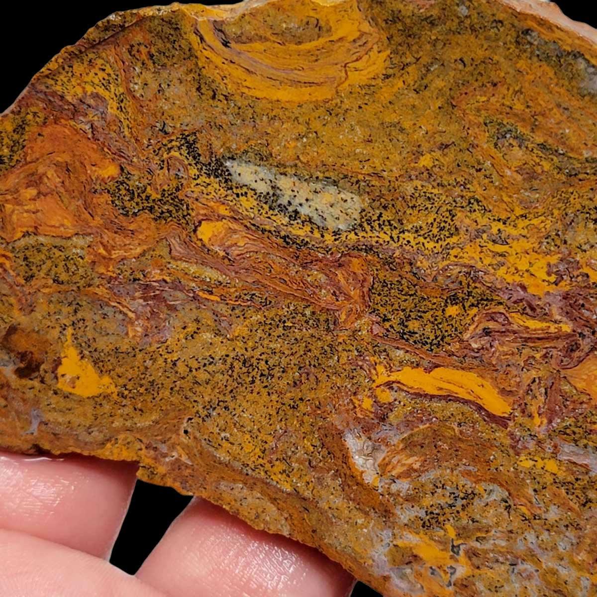 Hidden Canyon Moss Jasper Slab!  Lapidary Stone Slab! - LapidaryCentral