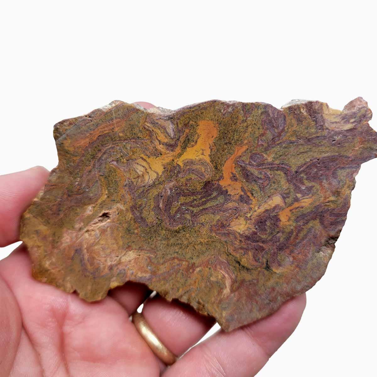 Hidden Canyon Moss Jasper Slab!  Lapidary Stone Slab! - LapidaryCentral