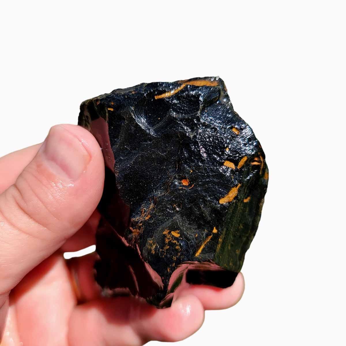 Mexican Jalisco Rainbow Obsidian Rough Chunk! - Lapidary Central