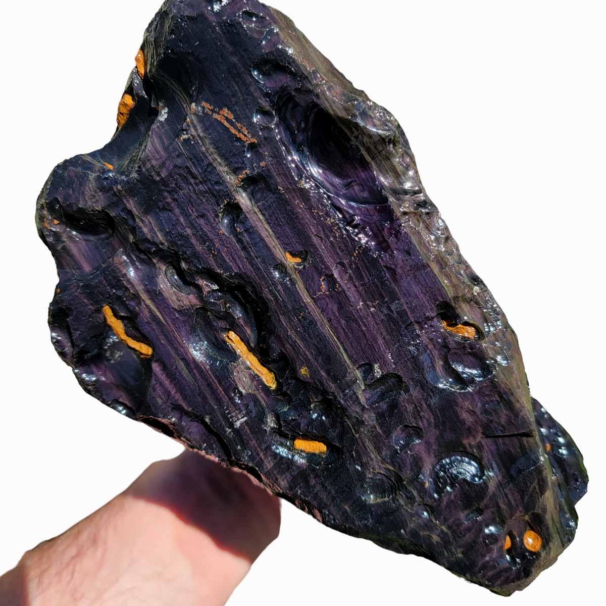 Mexican Jalisco Rainbow and Velvet Mix Obsidian Rough Chunk! - Lapidary Central