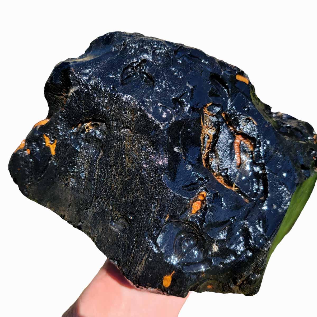 Mexican Jalisco Rainbow and Velvet Mix Obsidian Rough Chunk! - Lapidary Central