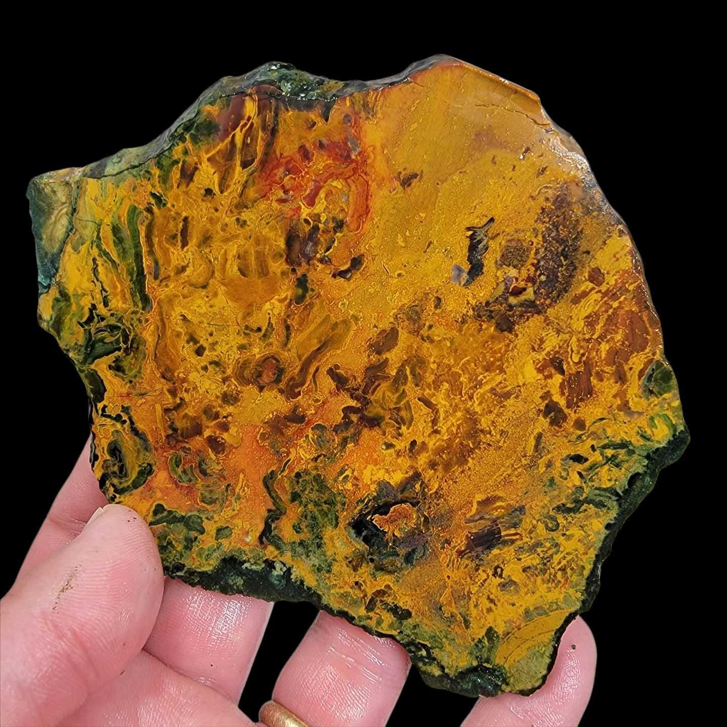 Kaleidoscope Jasper Slab!  Lapidary Stone Slab! - LapidaryCentral