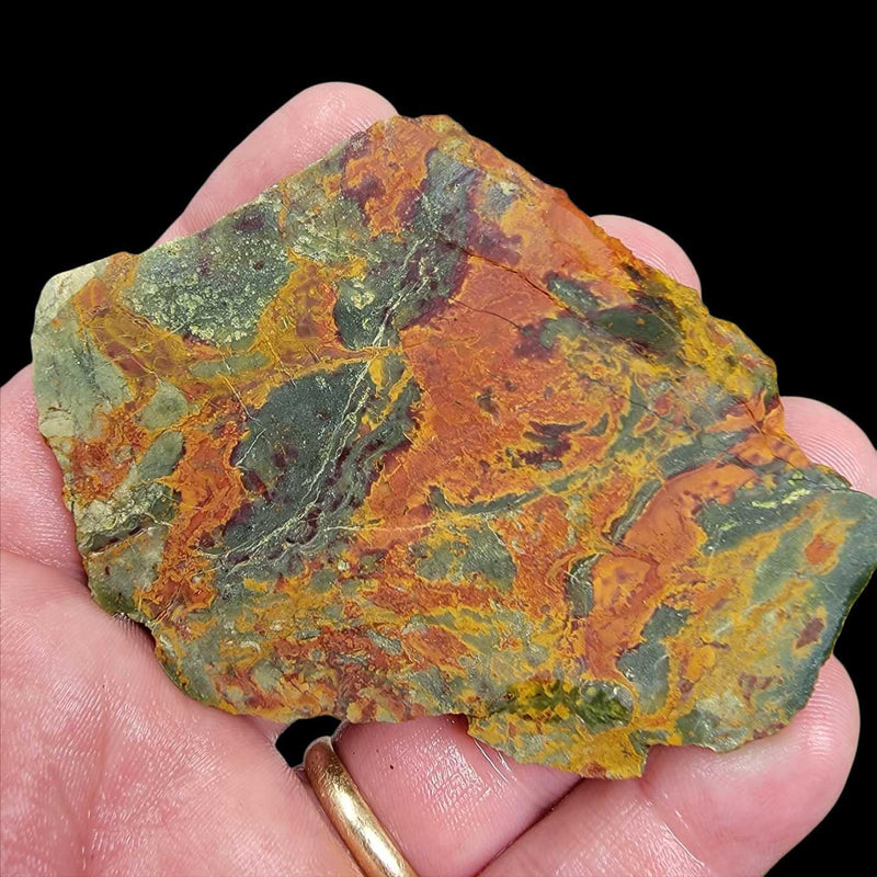 Dragon Jasper Kaleidoscope Jasper Slab!  Lapidary Stone Slab! - LapidaryCentral