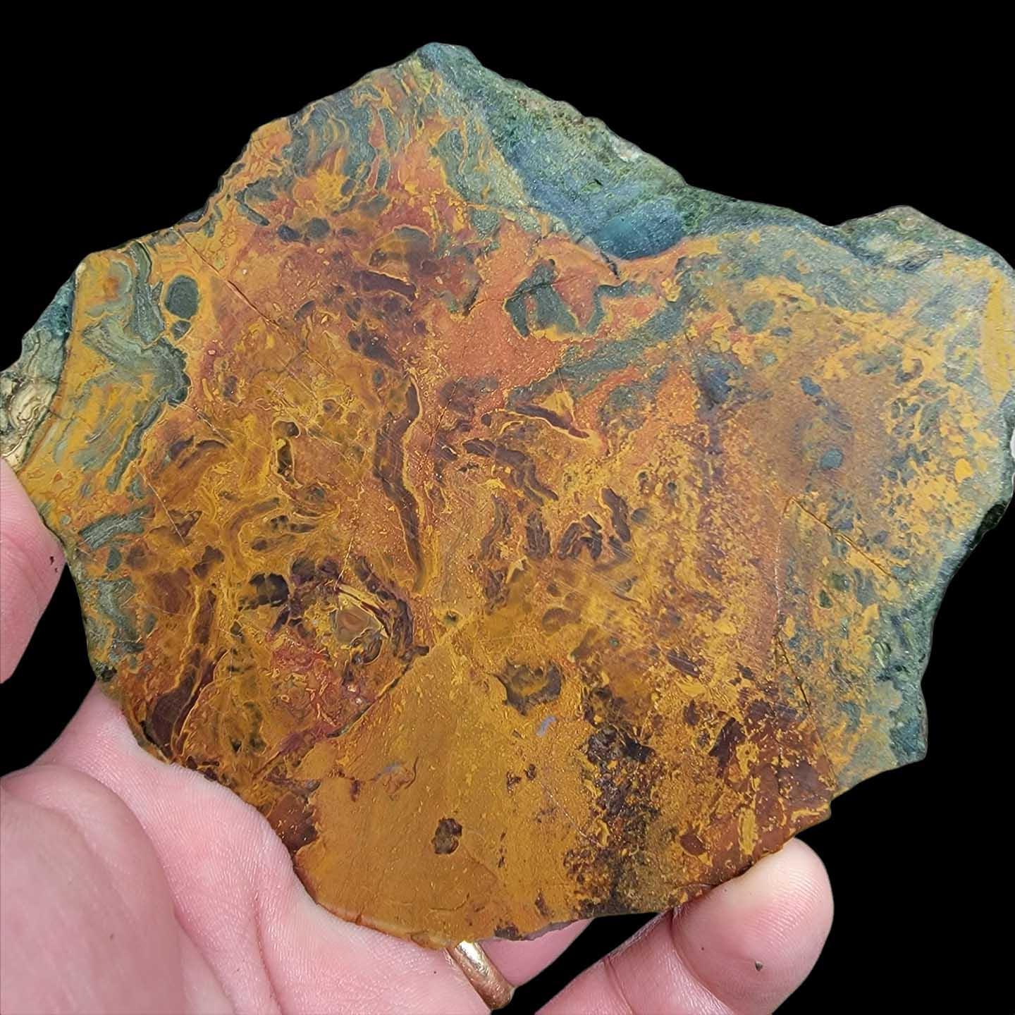 Kaleidoscope Jasper Slab!  Lapidary Stone Slab! - LapidaryCentral