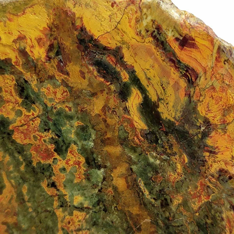 Dragon Jasper Kaleidoscope Jasper Slab!  Lapidary Stone Slab! - LapidaryCentral