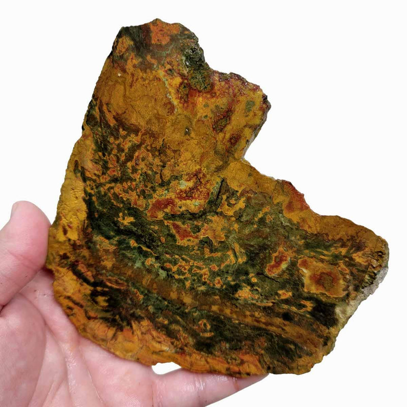 Dragon Jasper Kaleidoscope Jasper Slab!  Lapidary Stone Slab! - LapidaryCentral