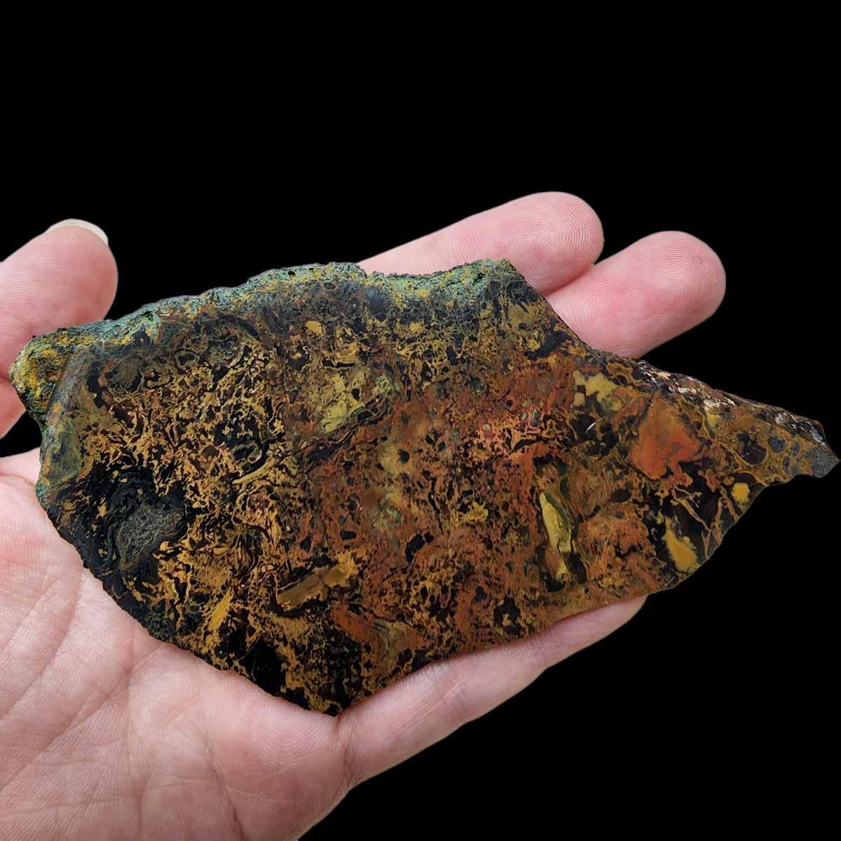 Jurassic Jasper Kaleidoscope Jasper Slab!  Lapidary Stone Slab! - LapidaryCentral