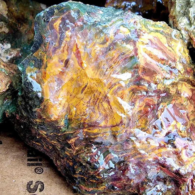 Kaleidoscope Jasper Cutting Trimmer Rough Flatrate! - LapidaryCentral