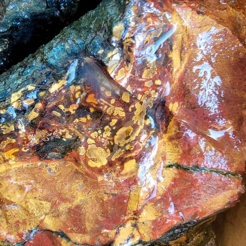 Kaleidoscope Jasper Cutting Trimmer Rough Flatrate! - LapidaryCentral