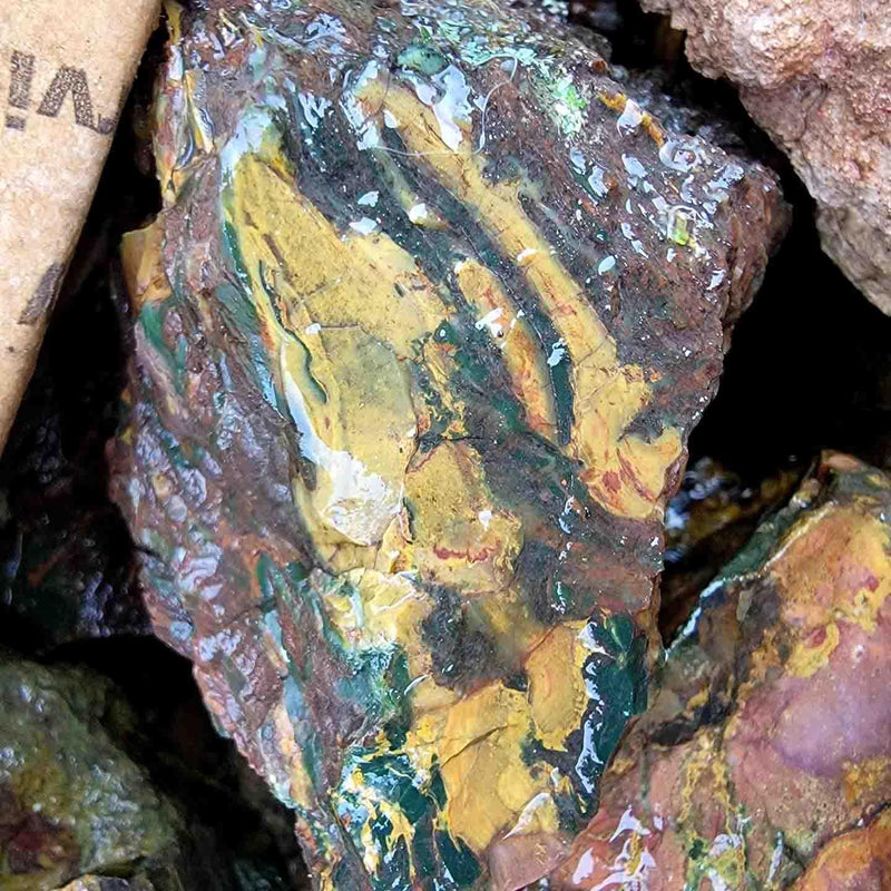 Kaleidoscope Jasper Cutting Trimmer Rough Flatrate! - LapidaryCentral