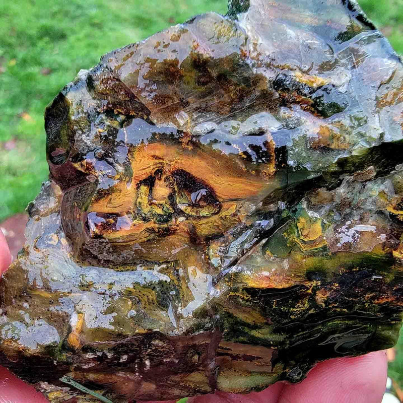 One Pound Random Pull RARE Oregon Kaleidoscope Jasper Tumbling-Trimmer Rough! - LapidaryCentral