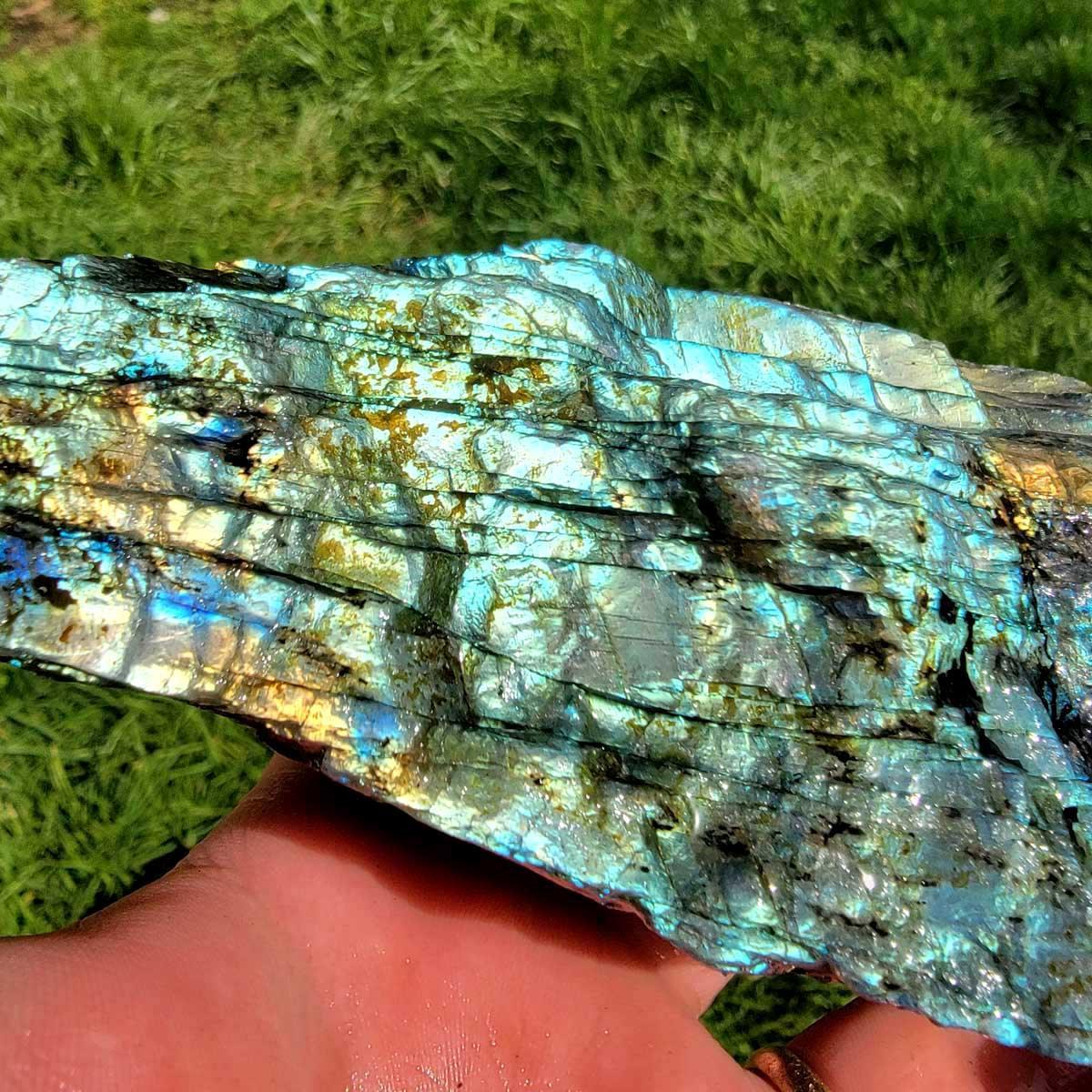 High Grade Labradorite Cutting Rough Batch with Good Flash! - LapidaryCentral