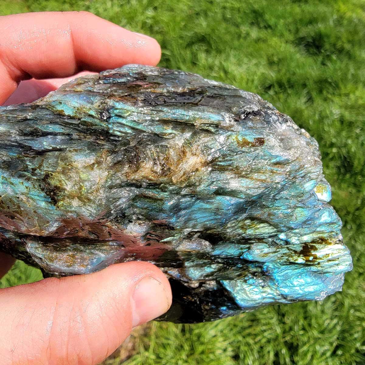 High Grade Labradorite Cutting Rough Batch with Good Flash! - LapidaryCentral