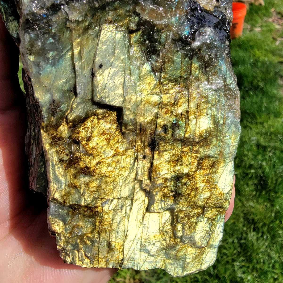 High Grade Labradorite Cutting Rough Batch with Good Flash! - LapidaryCentral