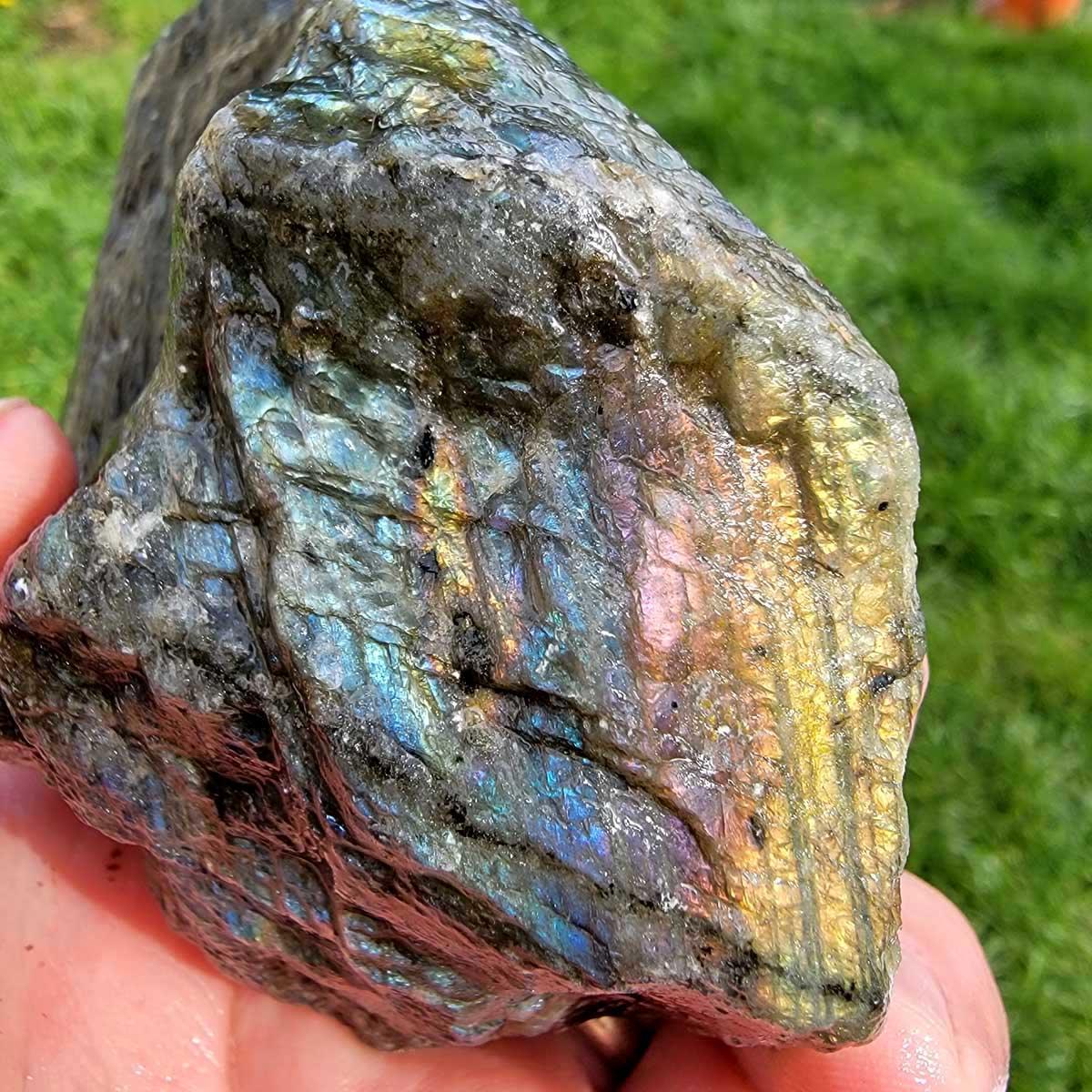 High Grade Labradorite Cutting Rough Batch with Good Flash! - LapidaryCentral