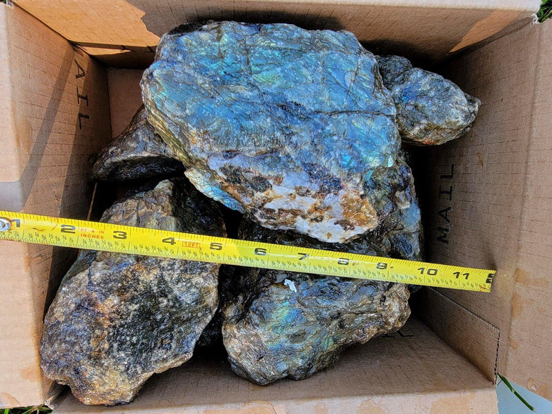 Labradorite Cutting Rough Batch with Good Flash! - LapidaryCentral
