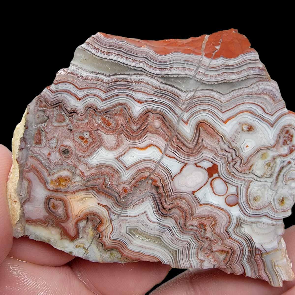 Laguna Lace Agate Slab! Lapidary Stone Slab! - LapidaryCentral