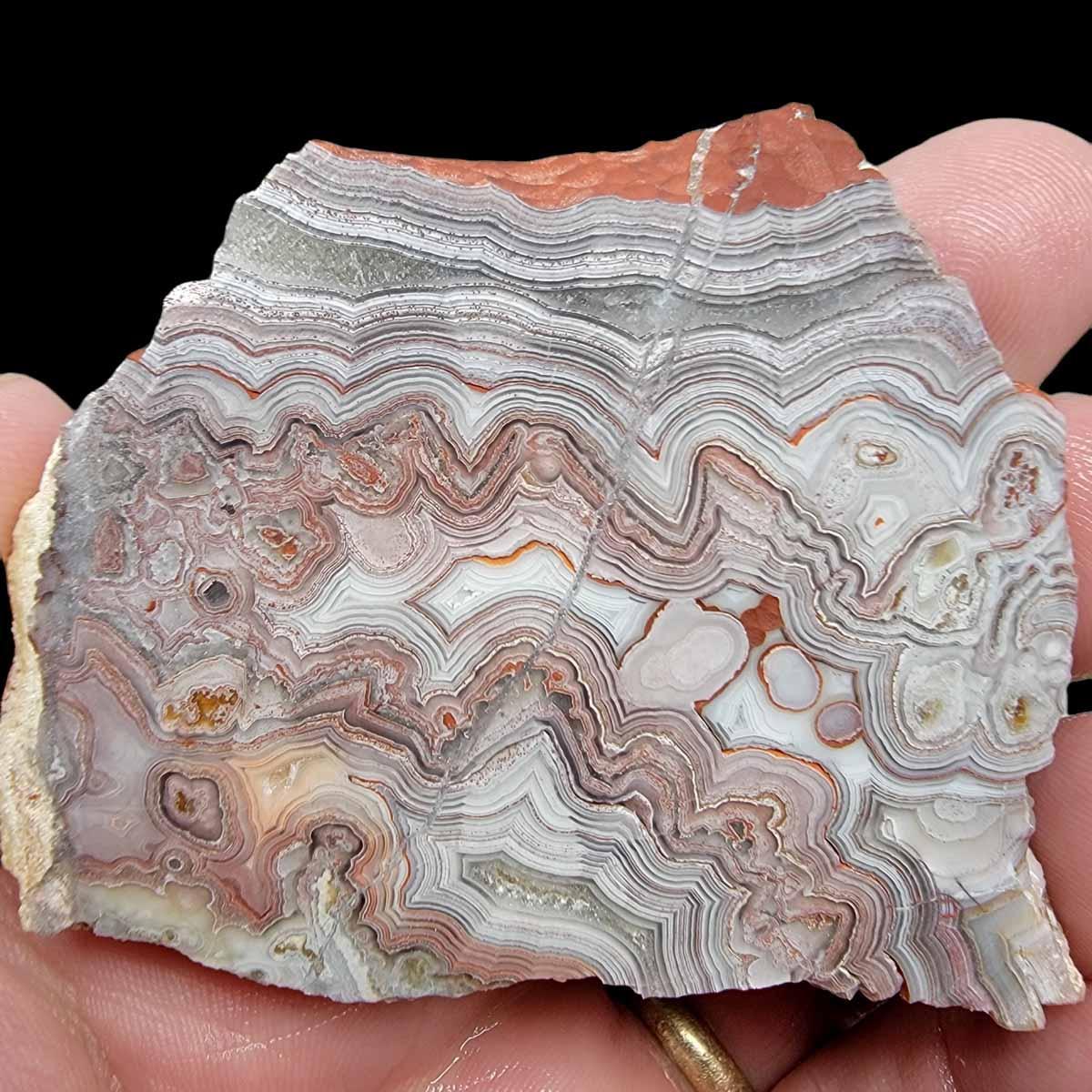 Laguna Lace Agate Slab! Lapidary Stone Slab! - LapidaryCentral