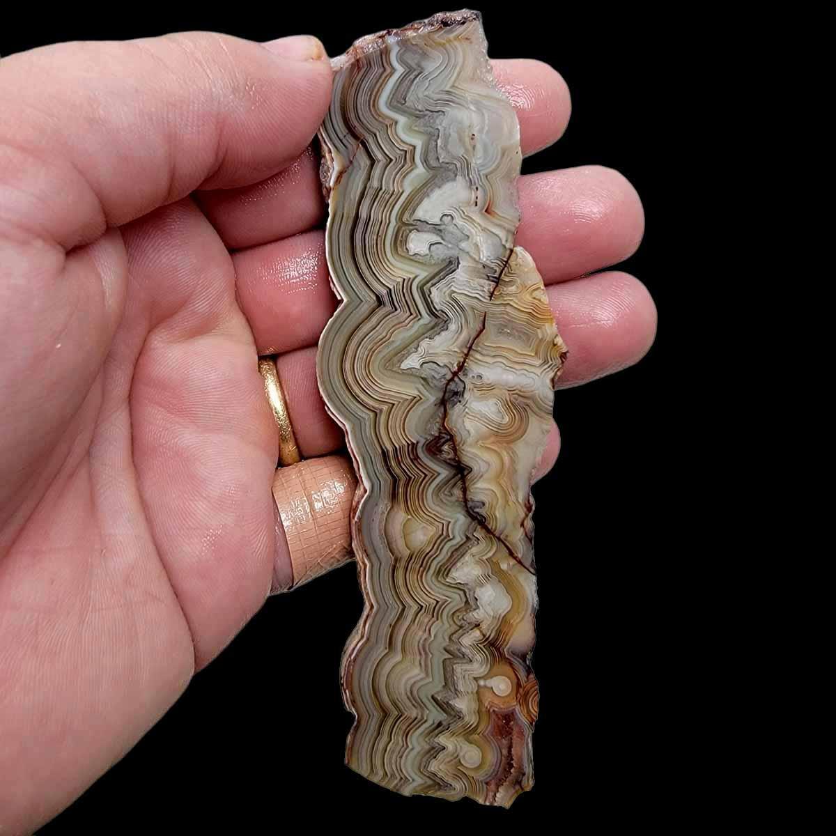 Laguna Lace Agate Slab! Lapidary Stone Slab! - LapidaryCentral