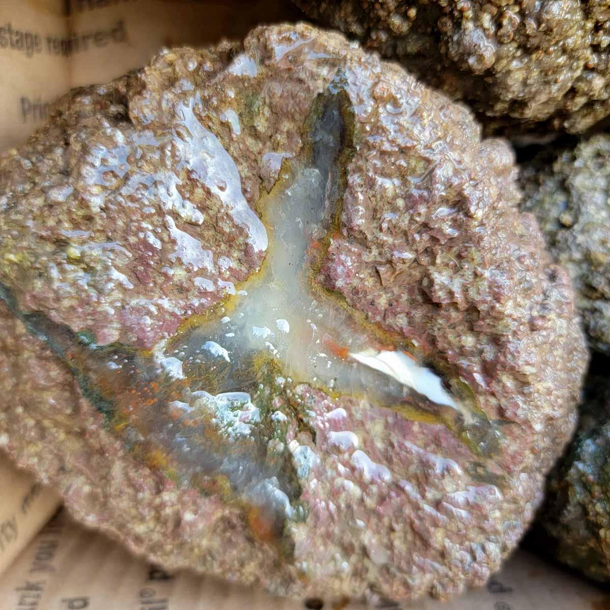 Old Stock Lucky Strike Thunderegg Rough Cutting Flatrate! - Lapidary Central